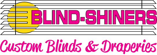 blind shiners custom blinds and draperies logo